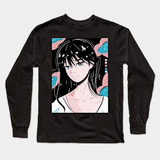 Aesthetic anime girl Long Sleeve T-Shirt